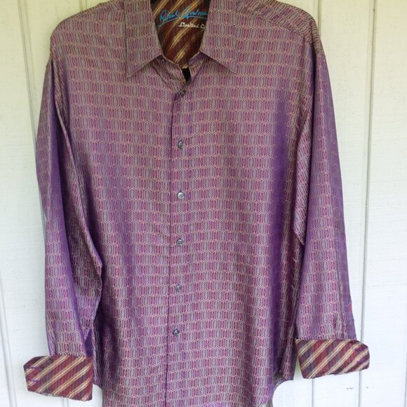 Robert Graham Men’s Iridescent Casual / Dress Shirt Sz XL - Picture 1 of 7